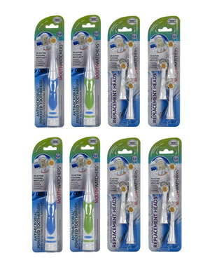 Power Family Quad Pack (4 Power Toothbrushes & 12 Replacement Heads)