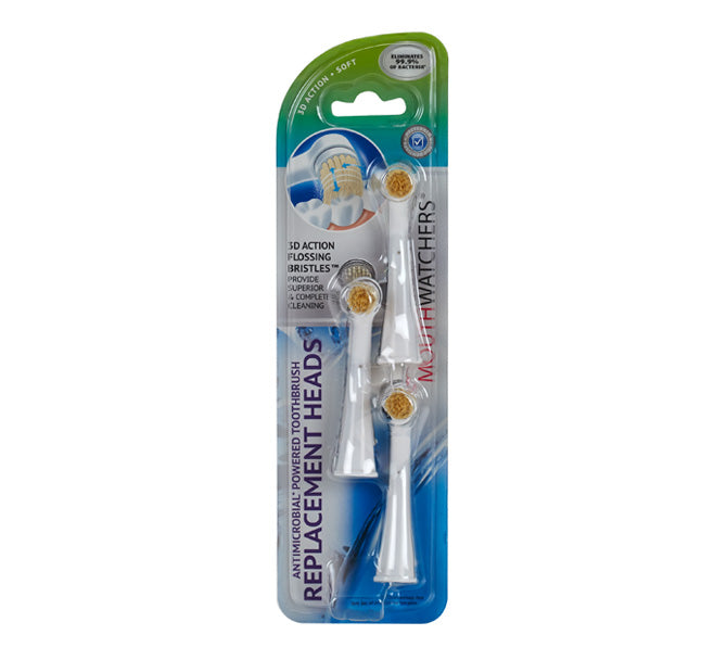 Power Toothbrush Replacement Heads (3-Pack)