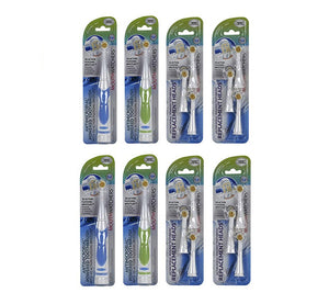 Power Family Quad Pack (4 Power Toothbrushes & 12 Replacement Heads)